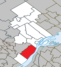 Lanoraie Quebec location diagram